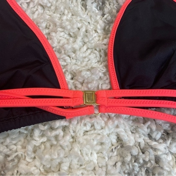 L'Agent Agent Provocateur Set Cari two-tone triangle bikini black/neon - Picture 8 of 12